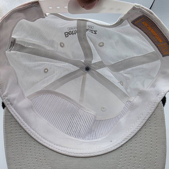 Lifes Better Buzzed Mens Snapback Hat White Logo Adjustable Richardson Outdoor - Picture 7 of 10